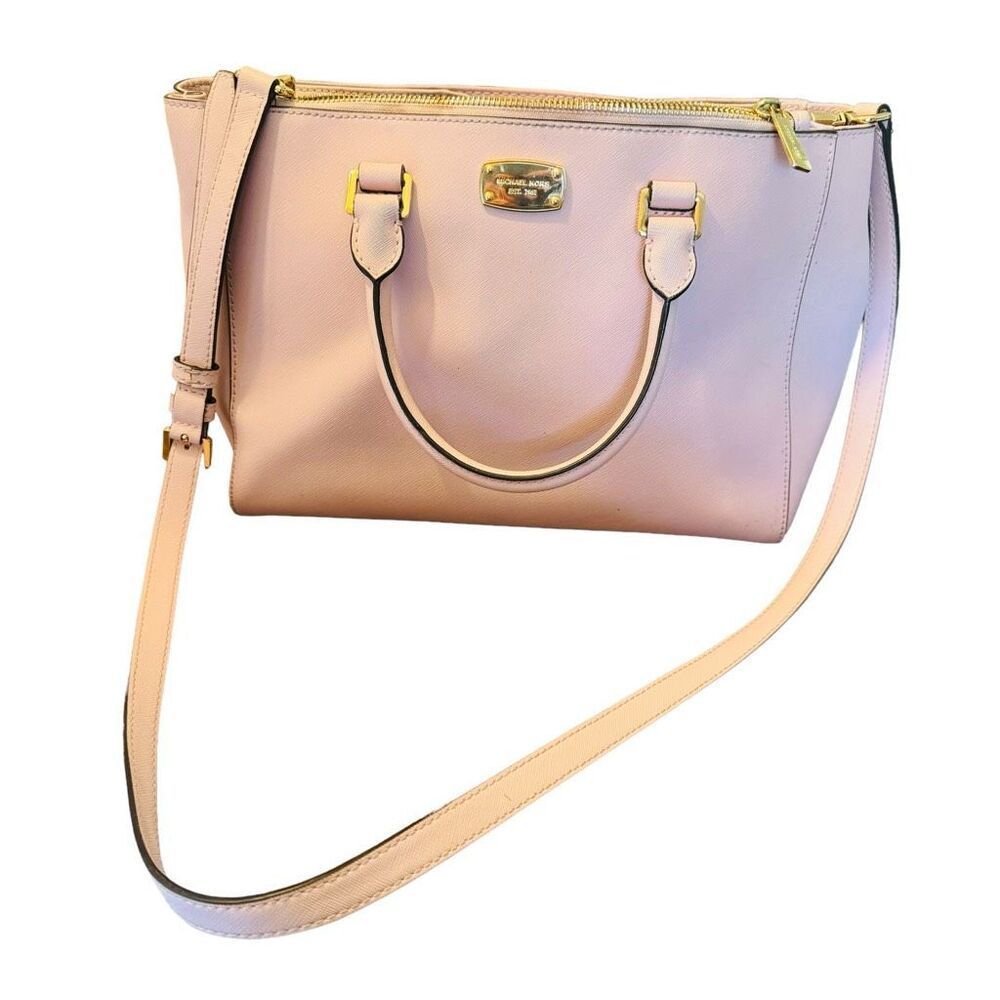 Michael Kors Satchel Bag Luggage BALLET Leather Kellen Medium Handbag shoulder